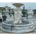 Beautiful hand carved marble Greek goddess fountain